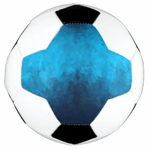 Bola De Futebol Fundo Azul Cristalizado por abstrato
