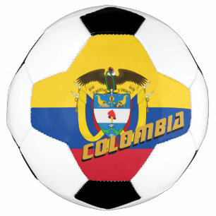 Bola De Futebol Futebol da Colômbia e bandeira colombiana / esport