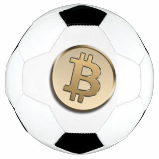 Bola de futebol / futebol de Bitcoin de ouro
