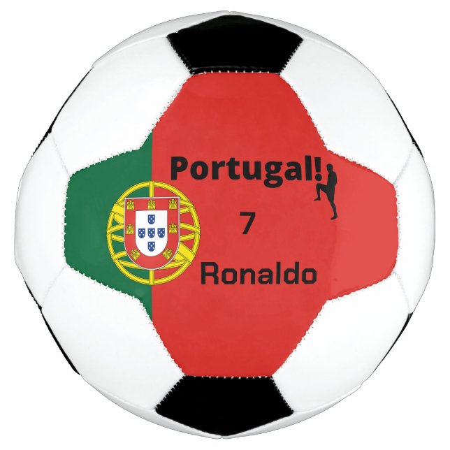 Bola De Futebol Futebol de Portugal, personalizável (Frente)