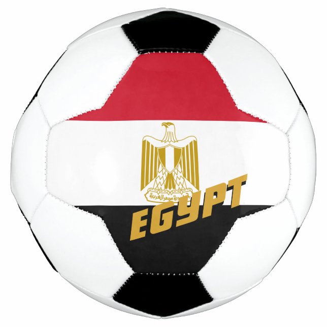 Bola De Futebol Futebol do Egito e bandeira/esporte egípcios (Frente)