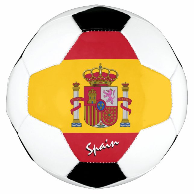 Bola De Futebol Futebol espanha e bandeira espanhola / esportes (Frente)