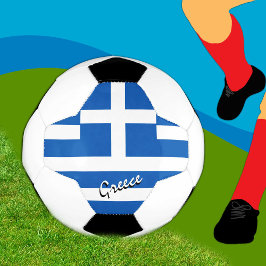 Bola De Futebol Futebol grécia e bandeira grega / esportes