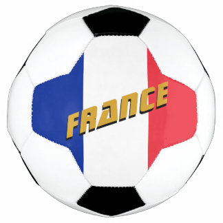 Bola De Futebol Futebol Patriótico da França e Bandeira Francesa