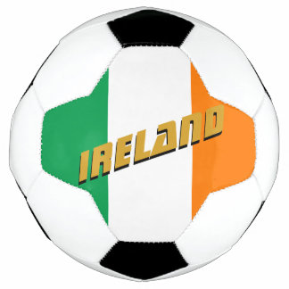 Bola De Futebol Futebol Patriótico da Irlanda e Bandeira Irlandesa
