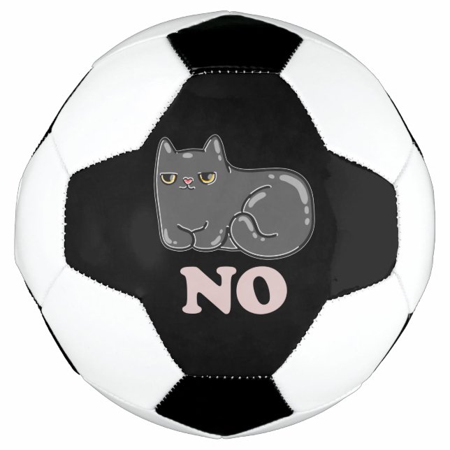 Bola De Futebol Gato de sarcasmo (Frente)