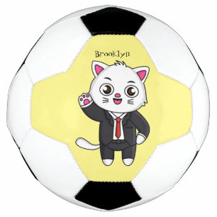 Bola De Futebol Gato gatinho bonito em desenho animado