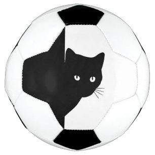 Bola De Futebol Gato Preto de Vento