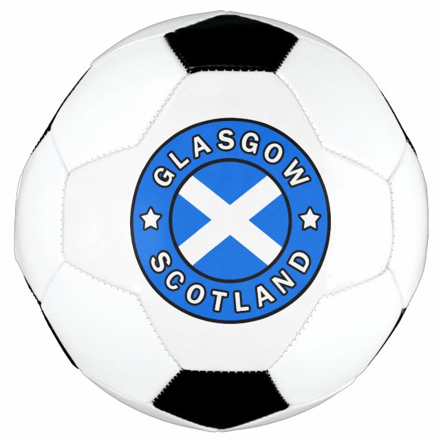 Bola De Futebol Glasgow Escócia (Frente)