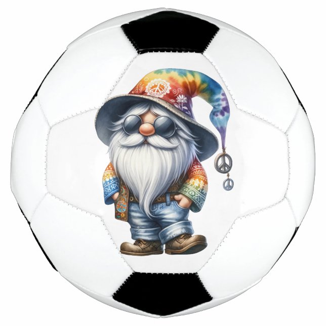 Bola De Futebol Gnomo Hippie (Frente)