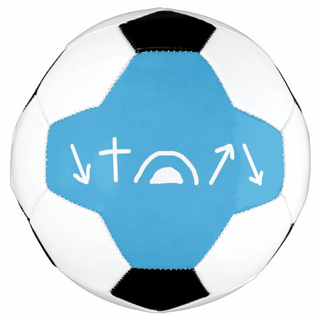Bola De Futebol Gospel Arrows Soccer Ball (Frente)