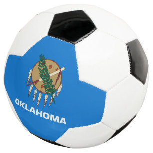 Bola De Futebol Gráfico de Sinalizador Dinâmico do Estado de Oklah