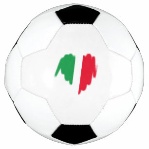 Bola De Futebol Gráfico do coração do Grafite de Sinalizador Itali