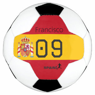Bola De Futebol Gráficos personalizados do atleta da seleção espan