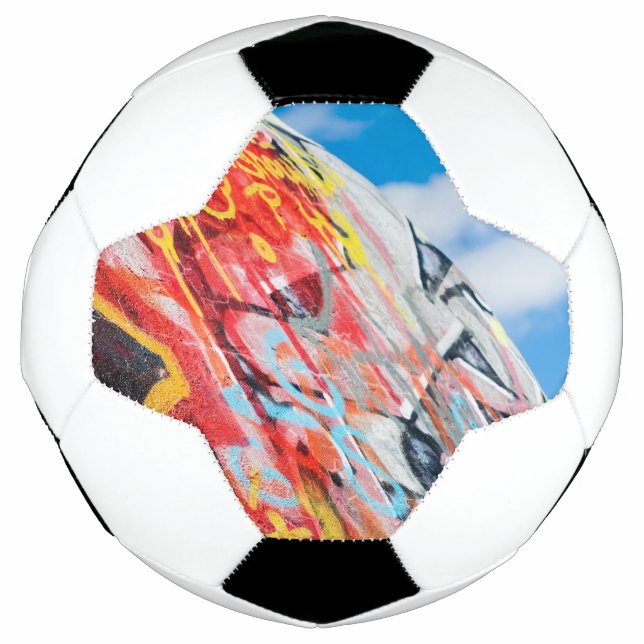 Bola De Futebol grafite do planeta (Frente)