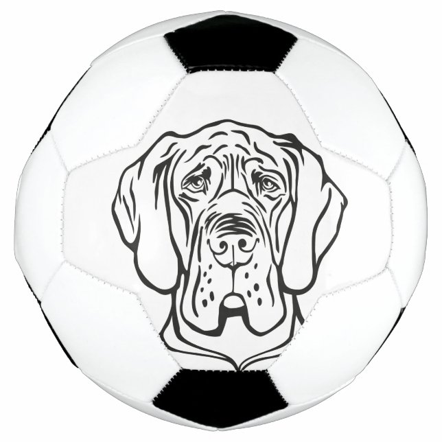 Bola de Futebol Great Dane (Frente)