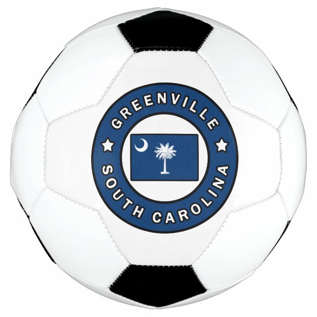 Bola De Futebol Greenville Carolina do Sul (Frente)