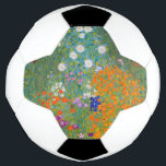 Bola De Futebol Gustav Klimt - Conjunto de Cornhole do Jardim Flor<br><div class="desc">Jardim Flor - Gustav Klimt em 1905-1907</div>