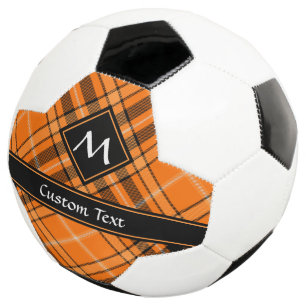 Bola De Futebol Halloween Orange Tartan