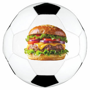 Bola De Futebol Hambúrguer de SlipperyJoe's apetitoso crocante ba