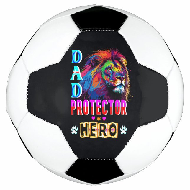 Bola De Futebol Herói protetor do pai (Frente)