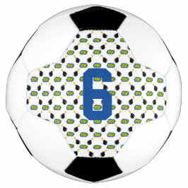 Bola De Futebol História em quadrinhos Funny Smart Super Herói Boo