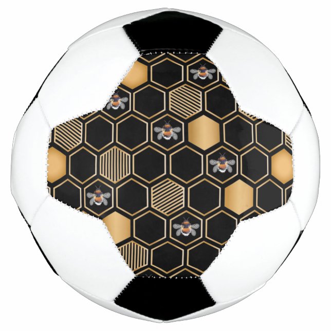 Bola De Futebol Honeycomb Pattern (Frente)