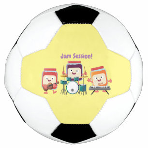 Bola De Futebol Humor músico de animação de encrenca