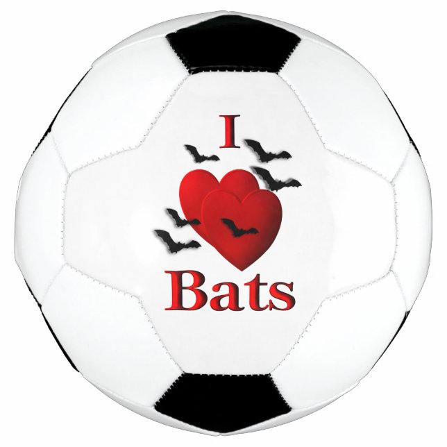 Bola De Futebol I Bats do Coração (Frente)