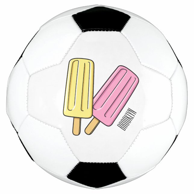 Bola De Futebol Ice pop cartoon (Frente)