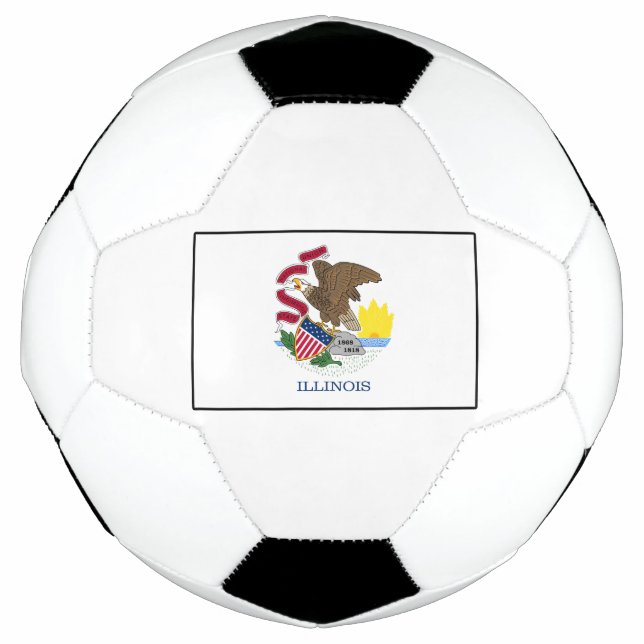 Bola De Futebol Illinois (Frente)
