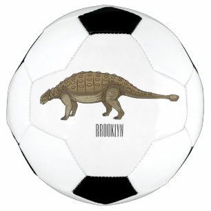 Bola De Futebol Ilustração de desenho animado de Ankylosaurus