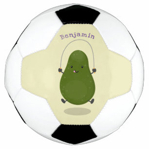 Bola De Futebol Ilustração de desenho animado de corda de salto 
