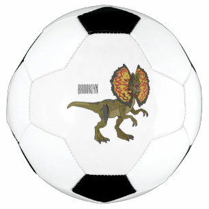 Bola De Futebol Ilustração de desenho animado de Dilophosaurus