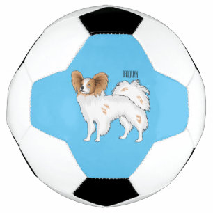 Bola De Futebol Ilustração de desenho animado de Papillon