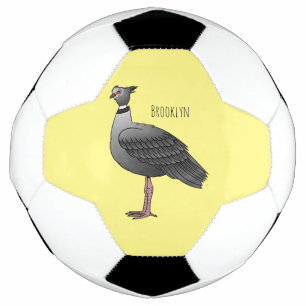 Bola De Futebol Ilustração de desenho animado de pássaros no sul