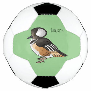Bola De Futebol Ilustração de desenho animado de pato mergulhão-en