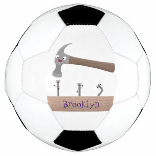 Bola De Futebol Ilustração de desenho animado, engraçada e de mart