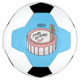 Bola De Futebol Ilustração de desenho de bolo de aniversário