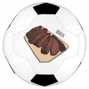 Bola De Futebol Ilustração de desenho do peito de carne