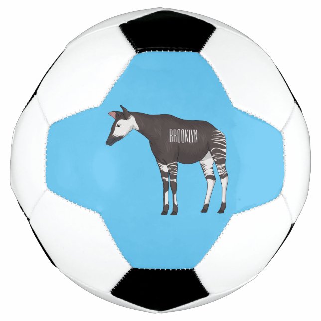 Bola De Futebol Ilustração de desenho em Okapi (Frente)