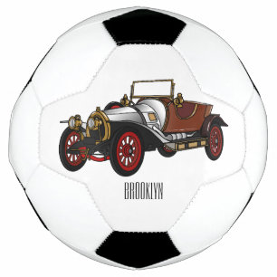 Bola De Futebol Ilustração do desenho animado Classic car 1920