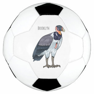 Bola De Futebol ilustração do desenho animado do Rei Abutre