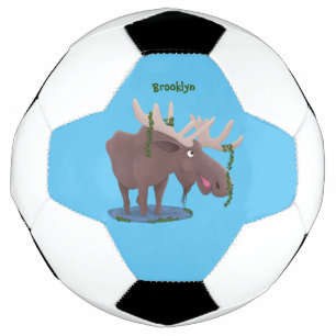 Bola De Futebol Imagem animada alegre e engraçada