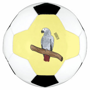 Bola De Futebol Imagem de desenho animado de cinza africana