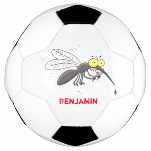Bola De Futebol Imagem de desenho animado de insetos mosquitos eng