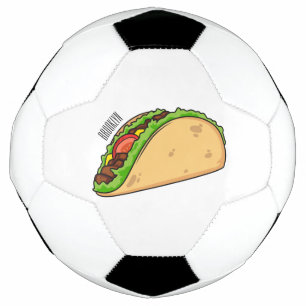 Bola De Futebol Imagem de desenho animado do Taco