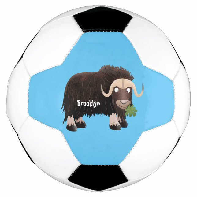 Bola De Futebol Imagem engraçada de desenho animado (Frente)