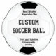 Bola de Futebol Impressa Personalizada para person (Frente)