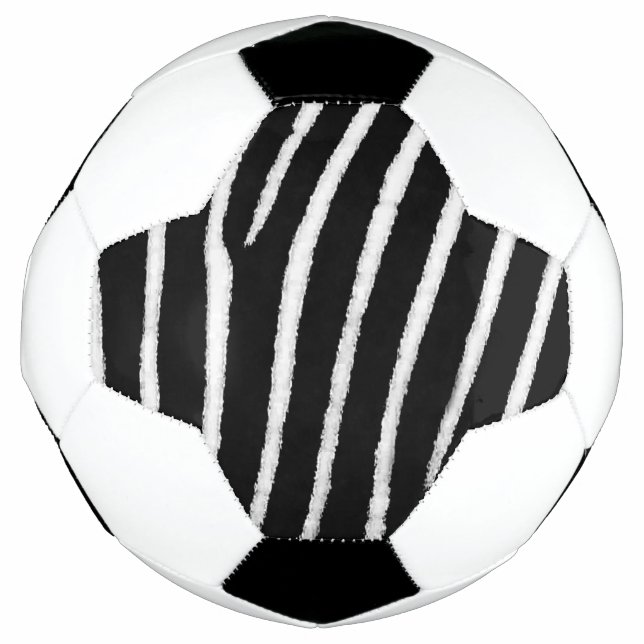 Bola De Futebol Impressão Zebra (Frente)
